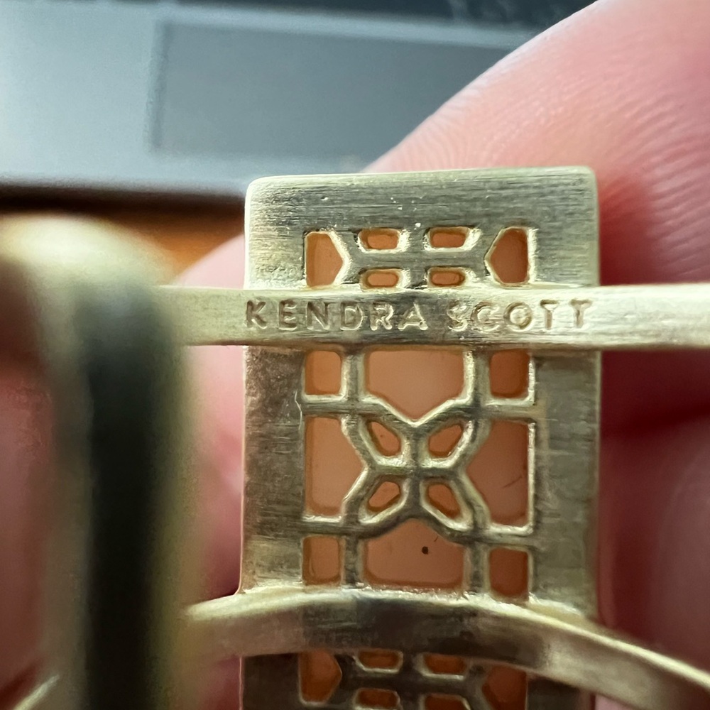 Kendra Scott Lennox Gold Drusy Ring - Picture 2 of 3
